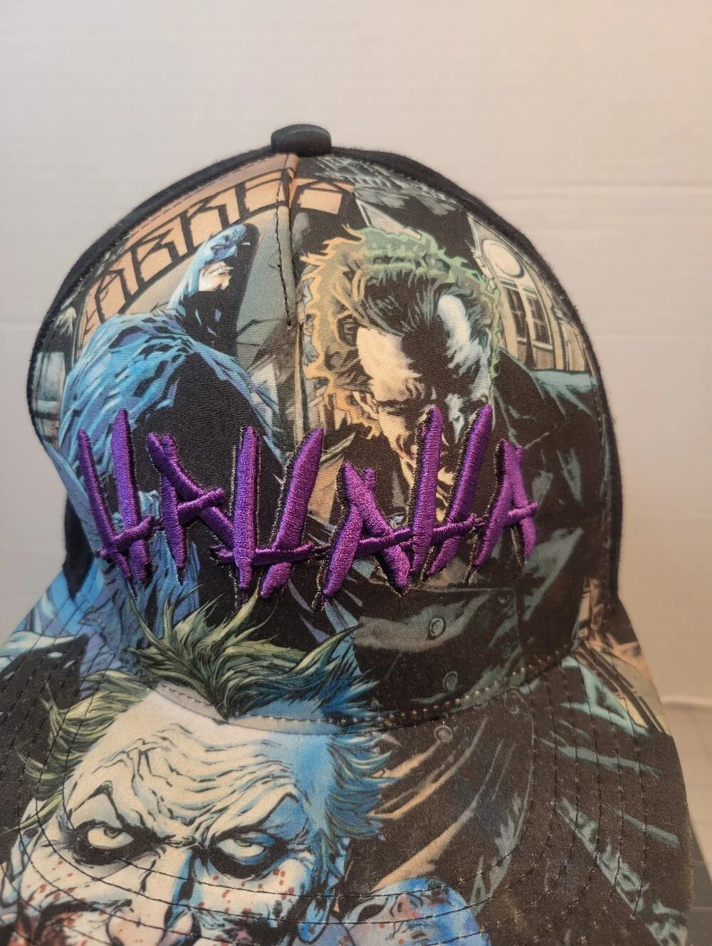 DC Comics Batman Joker HAHAHA Graphic Baseball Cap Hat One Size